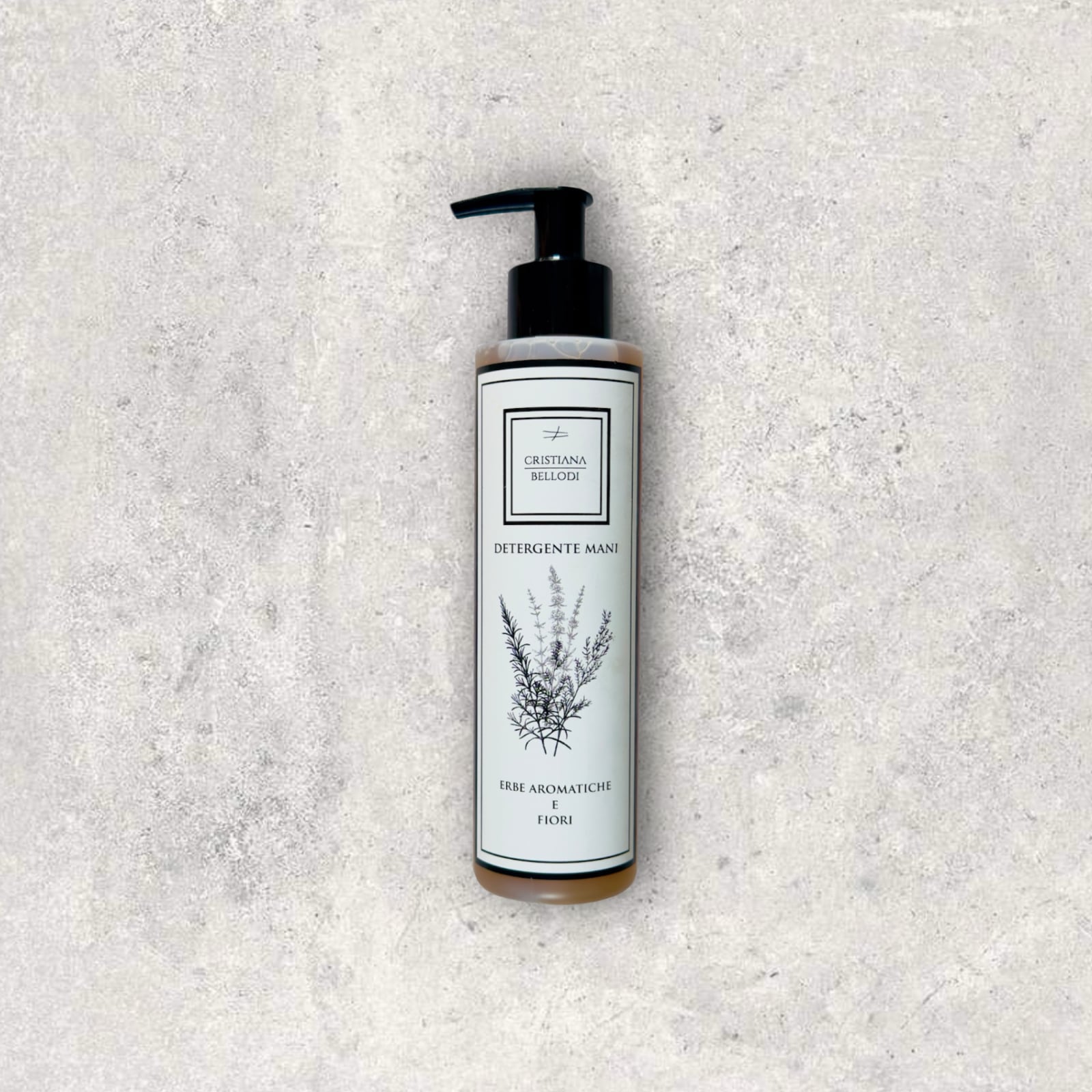 SAPONE DETERGENTE LIQUIDO MANI NATURALE - Erbe Aromatiche e Fiori