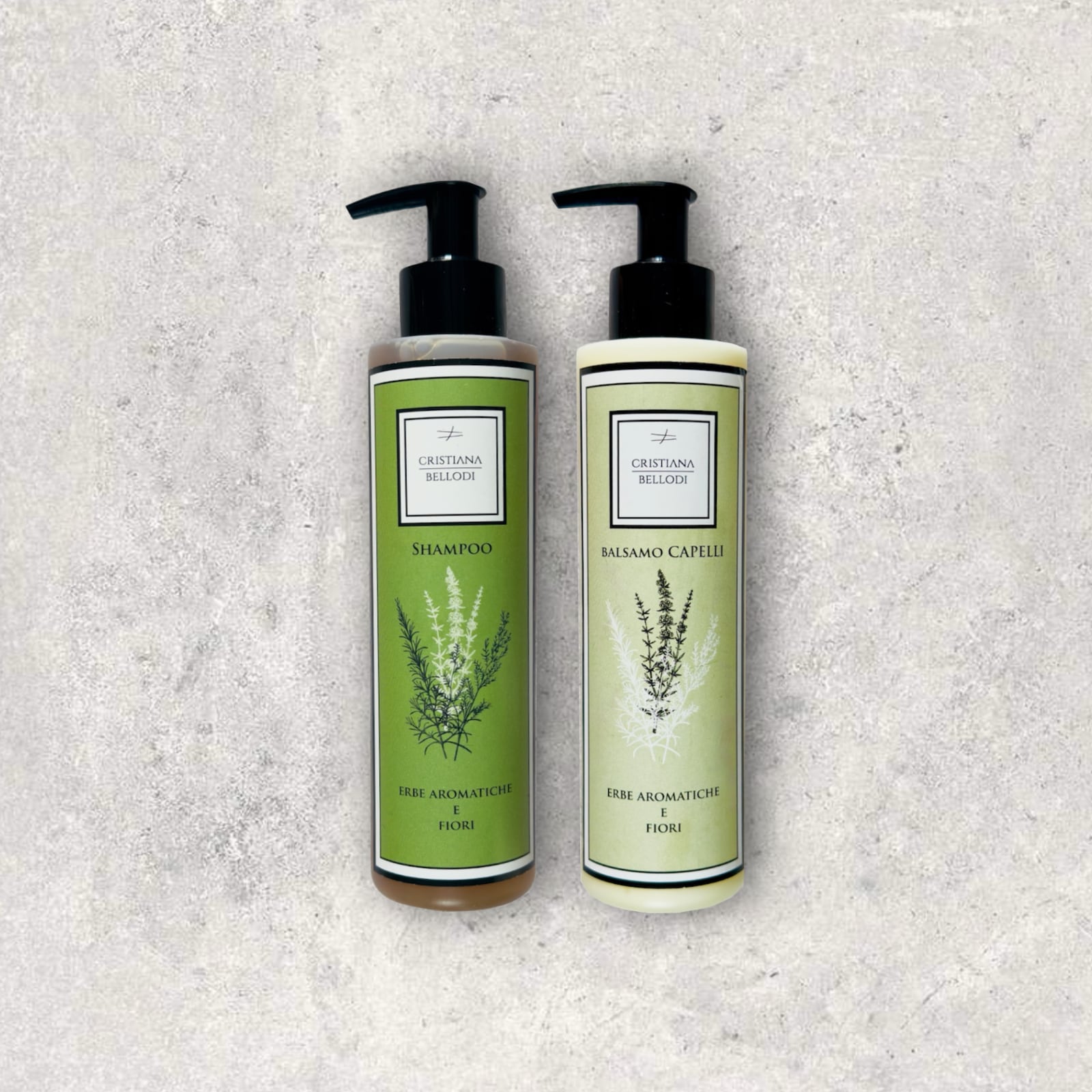 SHAMPOO NATURALE & BALSAMO NATURALE PER CAPELLI - Erbe Aromatiche e Fiori