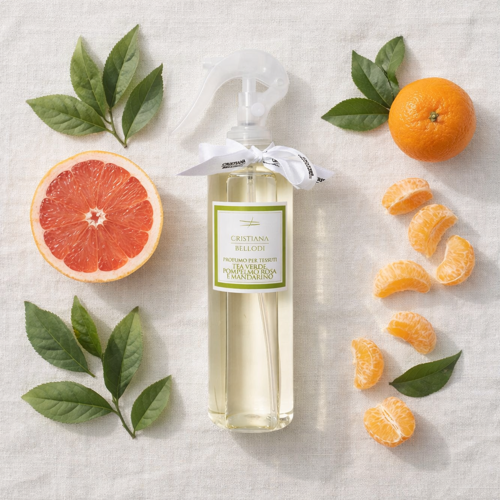 Green Tea, Pink Grapefruit and Mandarin - Fabric Spray